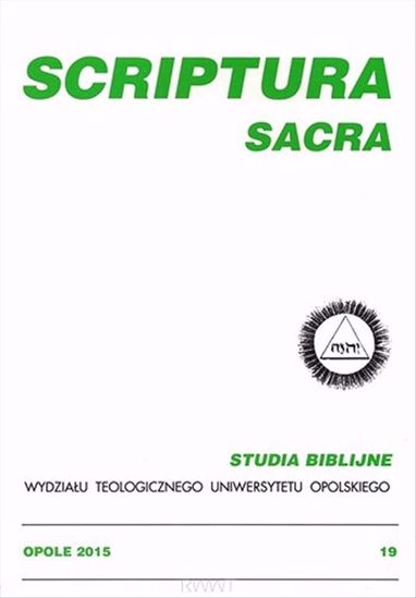 Obrazek Scriptura Sacra nr 19 (2015)