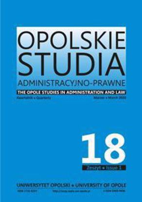 Obrazek Wielkopolskie Studia Administracyjno-Prawne 18, z. 1