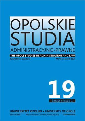 Obrazek Wielkopolskie Studia Administracyjno-Prawne 19, z. 1