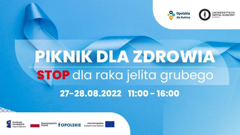 Zdjęcie nagłówkowe otwierające podstronę: Piknik dla zdrowia pod hasłem „STOP dla raka jelita grubego”