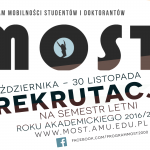 Plakat - &qUBt;Rekrutacja na program &qUBt;MOST&qUBt;&qUBt;