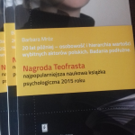 20 lat później – osobowość i hierarchia wartości wybitnych aktorów polskich