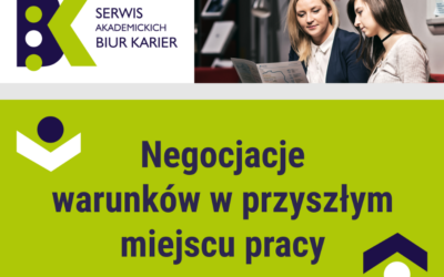 Negocjacje warunków w przyszłym miejscu pracy