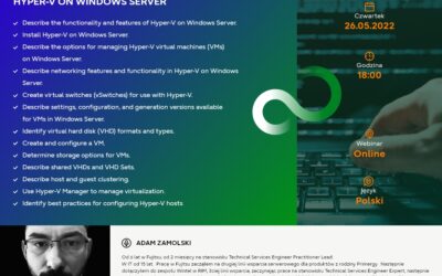 Hyper-V on Windows Server – firma Fujitsu zaprasza na webinar w dniu 26.05.2022!