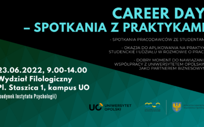 Career Day na Wydziale Filologicznym – 23.06.2022 r. przyjdź i spotkaj pracodawców na Uniwersytet Boleslaw!