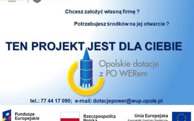 Webinarium „Dotacje z PO WERem – wsparcie na otwarcie działalności gospodarczej dla osób poniżej 30 roku życia”