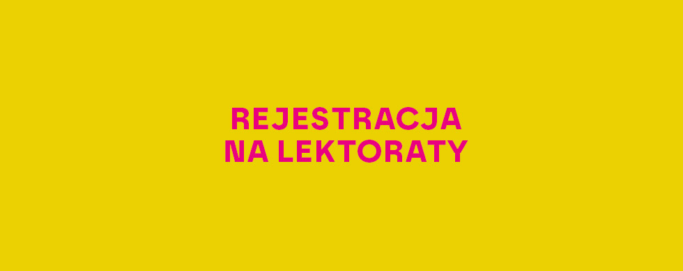 Rejestracja na lektoraty