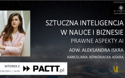 Sztuczna inteligencja w nauce i biznesie – prawne aspekty AI