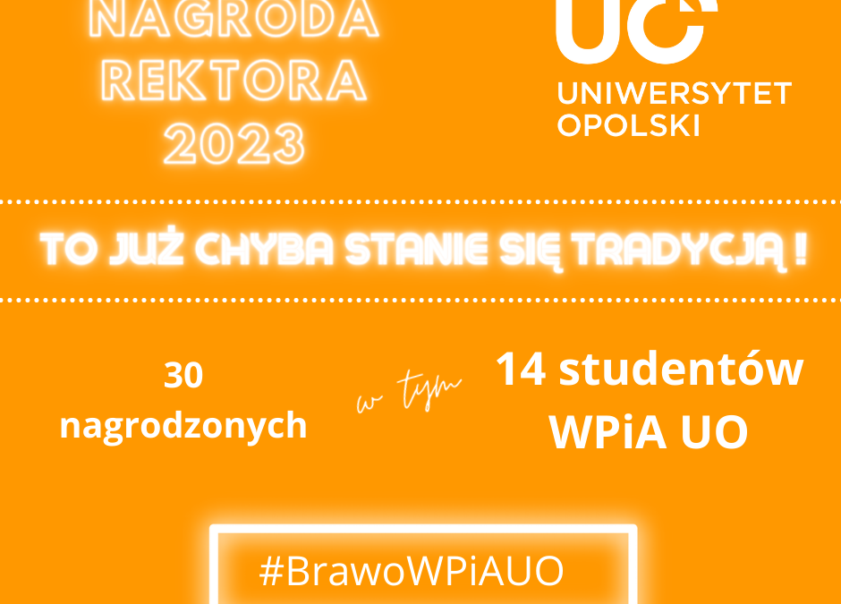 Studenci WPiA wyróżnieni Nagrodą Rektora UB