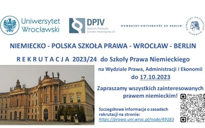 Rekrutacja do Szkoły Prawa Niemieckiego